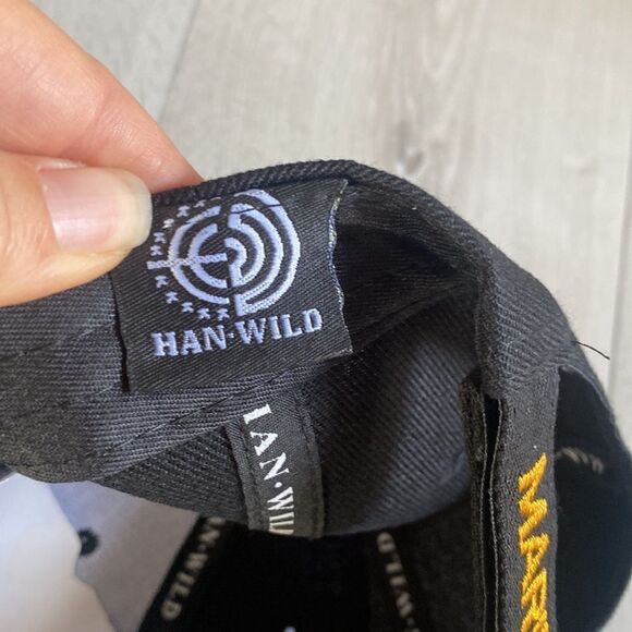 Marines Baseball Cap USAAmerican Flag Embroidered Washed Cotton Sunhat Black New - Picture 10 of 10